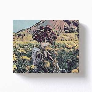 Day Of The Dead "Flower Field" - Canvas Wraps