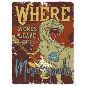 Where Words Leave Off - Posters