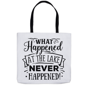 What Happened At The Lake - Tote Bags