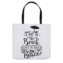Load image into Gallery viewer, A Day At The Beach - Tote Bags
