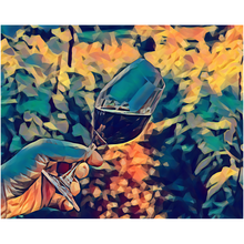 Load image into Gallery viewer, Abstract Wine Glass - Professional Prints
