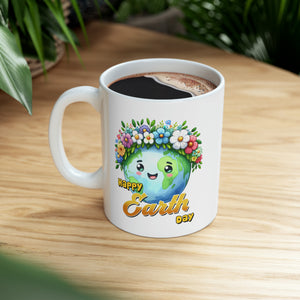 Happy Earth Day - Ceramic Mug, 11oz