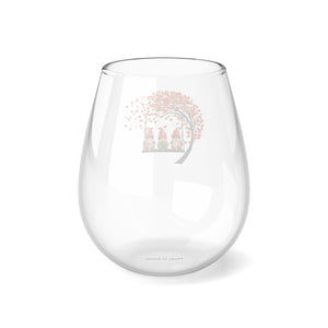 Three Gnomes - Stemless Wine Glass, 11.75oz