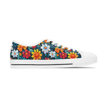 Load image into Gallery viewer, Cartoon Flowers Ver 3 - Women&#39;s Low Top Sneakers
