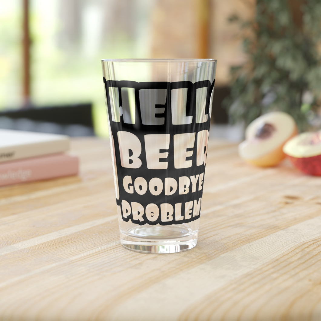 Hello Beer - Pint Glass, 16oz