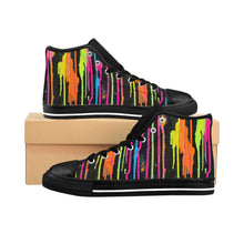 Load image into Gallery viewer, Neon Pain Drips Ver 10 - Men&#39;s Classic Sneakers
