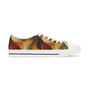 Earth Tones Ver 9 - Women's Low Top Sneakers