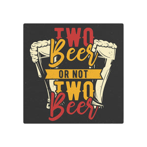 Two Beer - Metal Art Sign