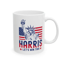 Load image into Gallery viewer, Harris Lets Win This - Ceramic Mug, (11oz, 15oz)
