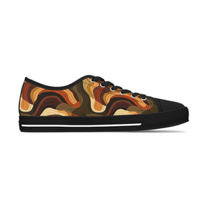 Earth Tones Ver 1 - Women's Low Top Sneakers