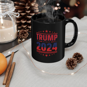 Trump 2024 (2) - Black Mug (11oz, 15oz)