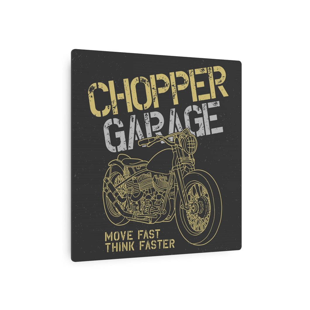 Chopper Garage - Metal Art Sign