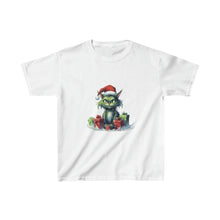 Load image into Gallery viewer, Red Hat Green Cat - Kids Heavy Cotton™ Tee
