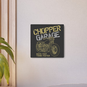 Chopper Garage - Metal Art Sign