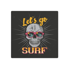 Load image into Gallery viewer, Let&#39;s Go Surf - Metal Art Sign
