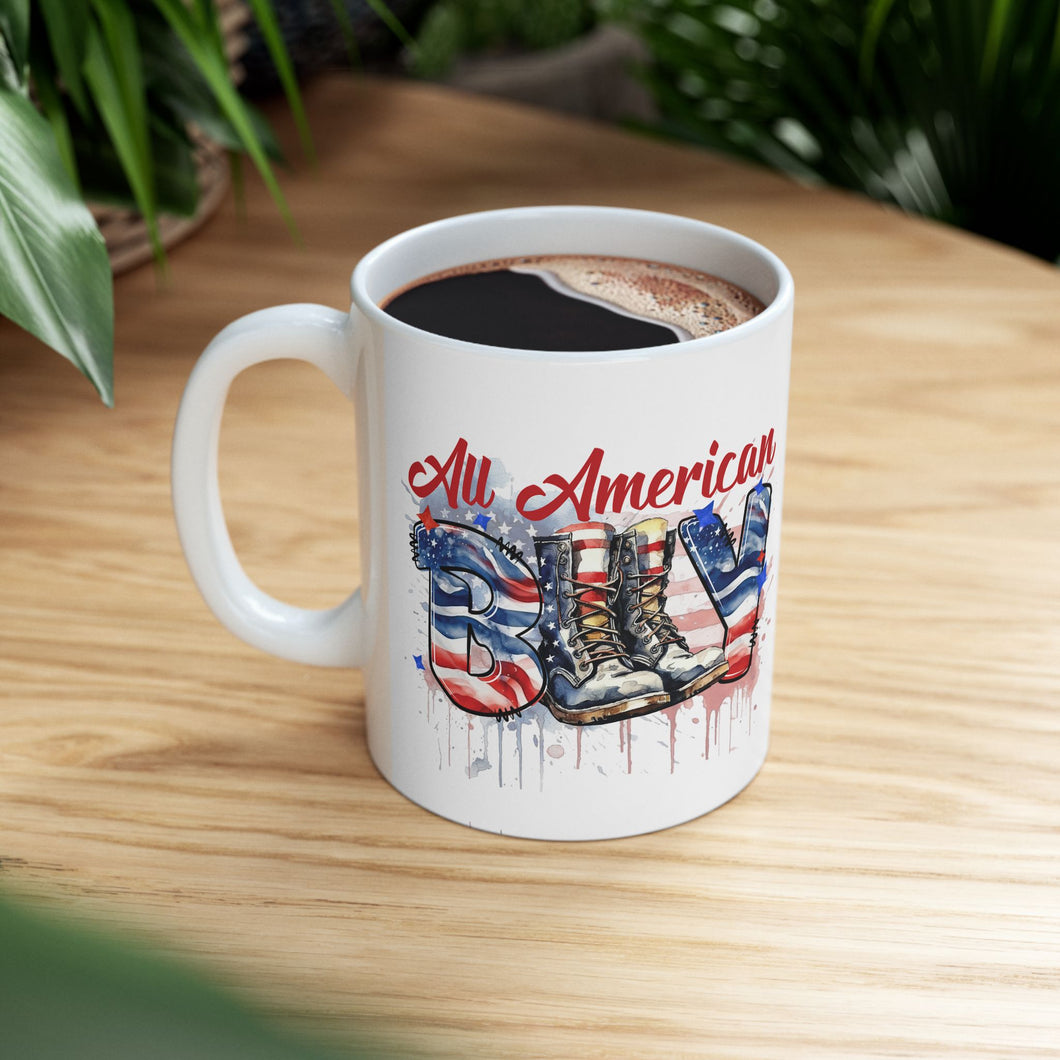 All American Boy - Ceramic Mug, (11oz, 15oz)