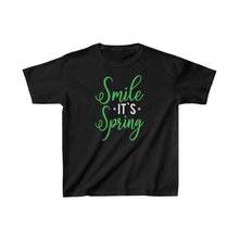 Load image into Gallery viewer, Smile It&#39;s Spring - Kids Heavy Cotton™ Tee
