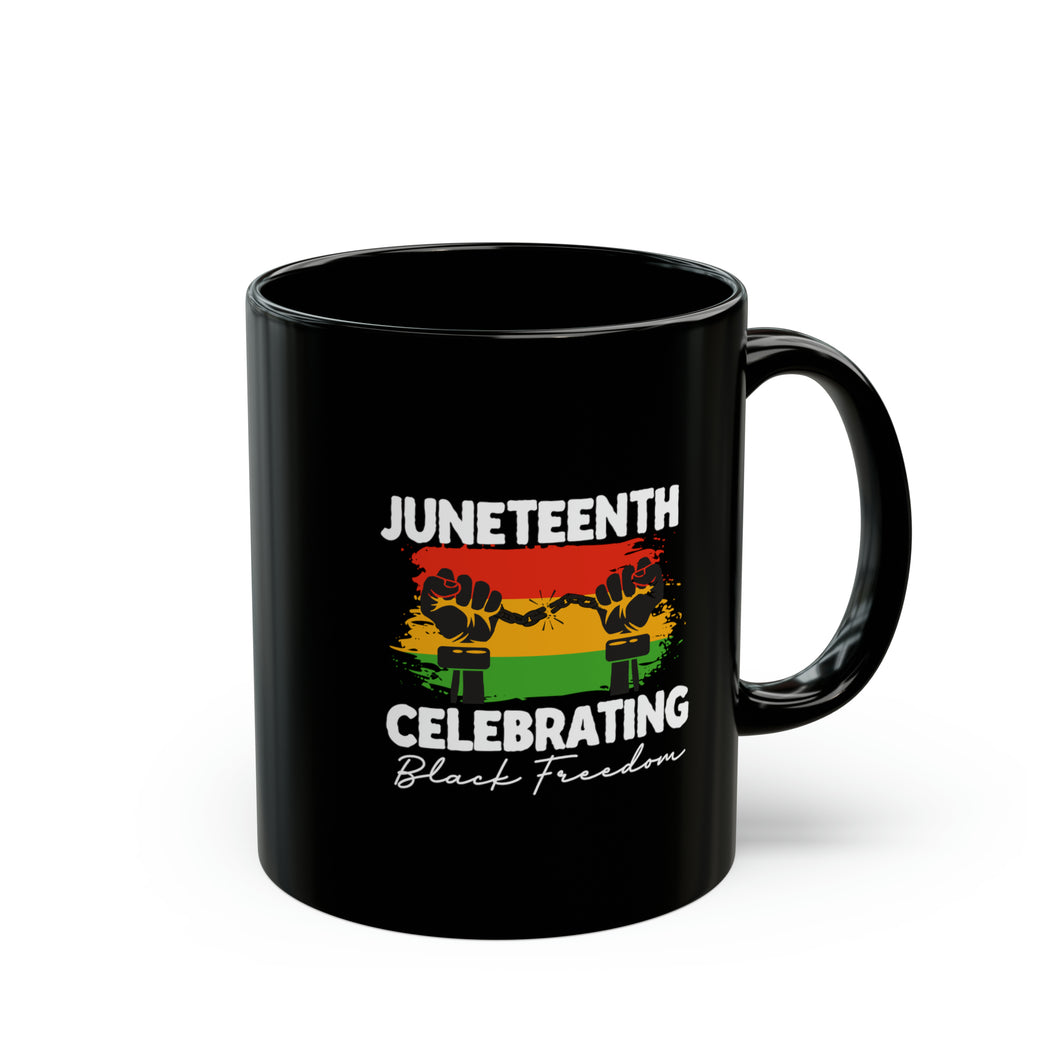 Juneteenth Black Freedom - Black Mug (11oz, 15oz)