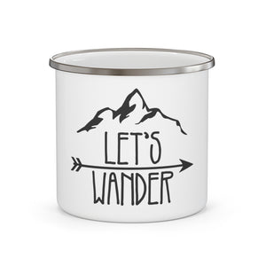 Let's Wander - Enamel Camping Mug