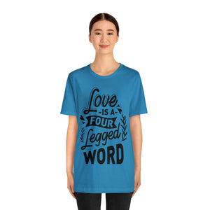 Love Is A - Unisex Jersey Short Sleeve Tee