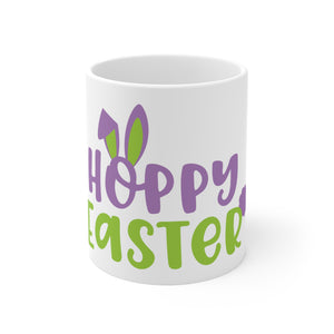 Happy Easter Bunny Ears - Ceramic Mug 11oz