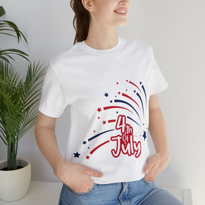 Fourth Of July Fireworks - Unisex Jersey Short Sleeve Tee