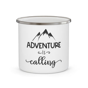 Adventure Is Calling - Enamel Camping Mug