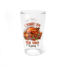 Load image into Gallery viewer, Football Turkey - Mixing Glass, 16oz
