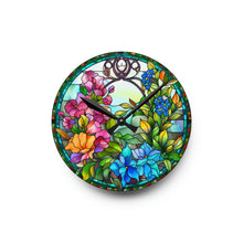 Load image into Gallery viewer, Stained Glass - Acrylic Wall Clock
