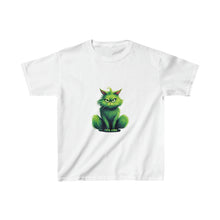 Load image into Gallery viewer, Sitting Green Cat - Kids Heavy Cotton™ Tee
