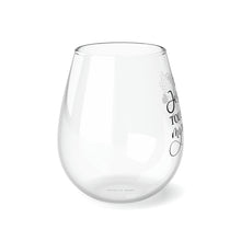 Load image into Gallery viewer, Jesus Touched The Water - Stemless Wine Glass, 11.75oz
