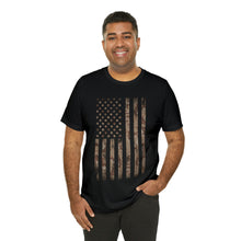 Load image into Gallery viewer, Camo Desert Flag - Unisex Jersey Short Sleeve Tee
