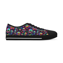 Load image into Gallery viewer, Halloween Nightmare Ver 4 - Women&#39;s Low Top Sneakers
