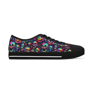 Halloween Nightmare Ver 4 - Women's Low Top Sneakers