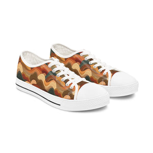 Earth Tones Ver 2 - Women's Low Top Sneakers