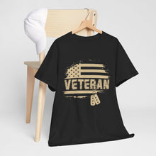 Load image into Gallery viewer, Veteran - Unisex Heavy Cotton Tee
