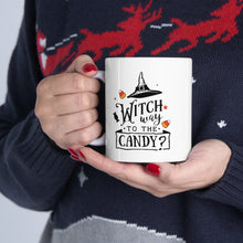 Load image into Gallery viewer, Witch Way To The Candy - Ceramic Mug 11oz
