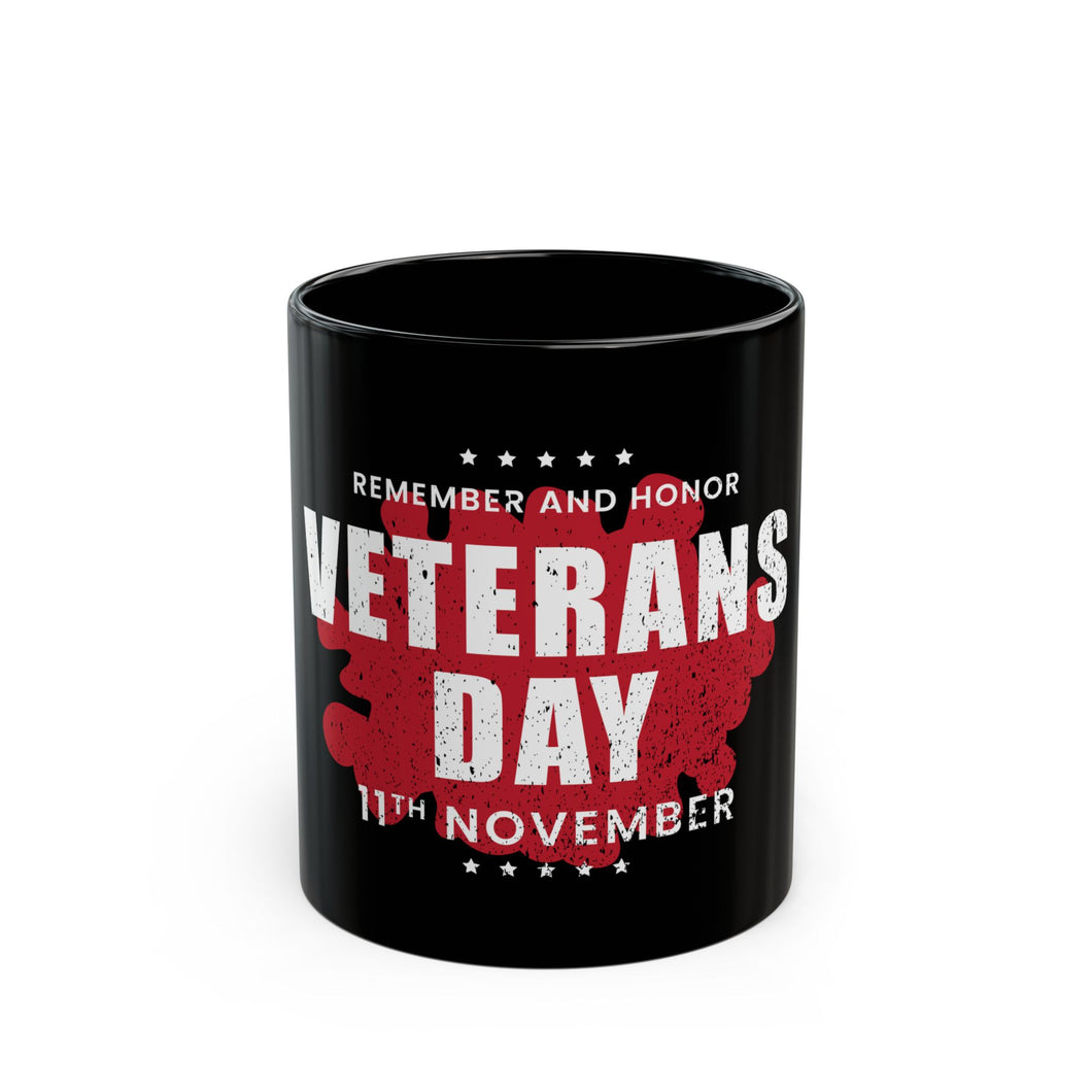 Remember And Honor - Black Mug (11oz, 15oz)