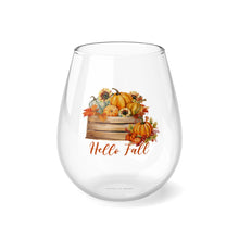 Load image into Gallery viewer, Hello Fall - Stemless Wine Glass, 11.75oz
