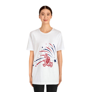 Fourth Of July Fireworks - Unisex Jersey Short Sleeve Tee