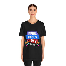 Load image into Gallery viewer, April Fools Day &quot;April 1&quot; - Unisex Jersey Short Sleeve Tee
