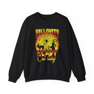 Scary Cat Lady - Unisex Heavy Blend™ Crewneck Sweatshirt