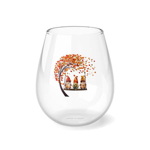 Three Gnomes - Stemless Wine Glass, 11.75oz