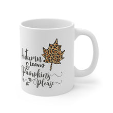 Load image into Gallery viewer, Autumn Leaves - Ceramic Mug 11oz
