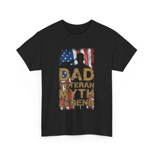 Dad Veteran - Unisex Heavy Cotton Tee