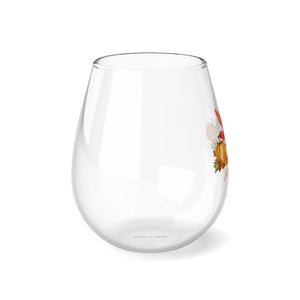 Autumn Vibes - Stemless Wine Glass, 11.75oz