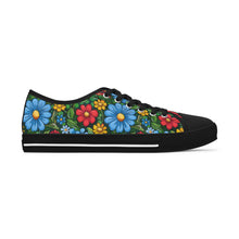 Load image into Gallery viewer, Cartoon Flowers Ver 1 - Women&#39;s Low Top Sneakers
