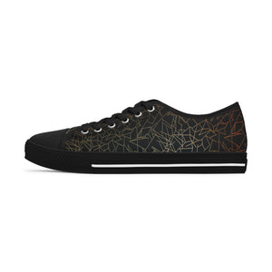 Line Art - Women's Low Top Sneakers