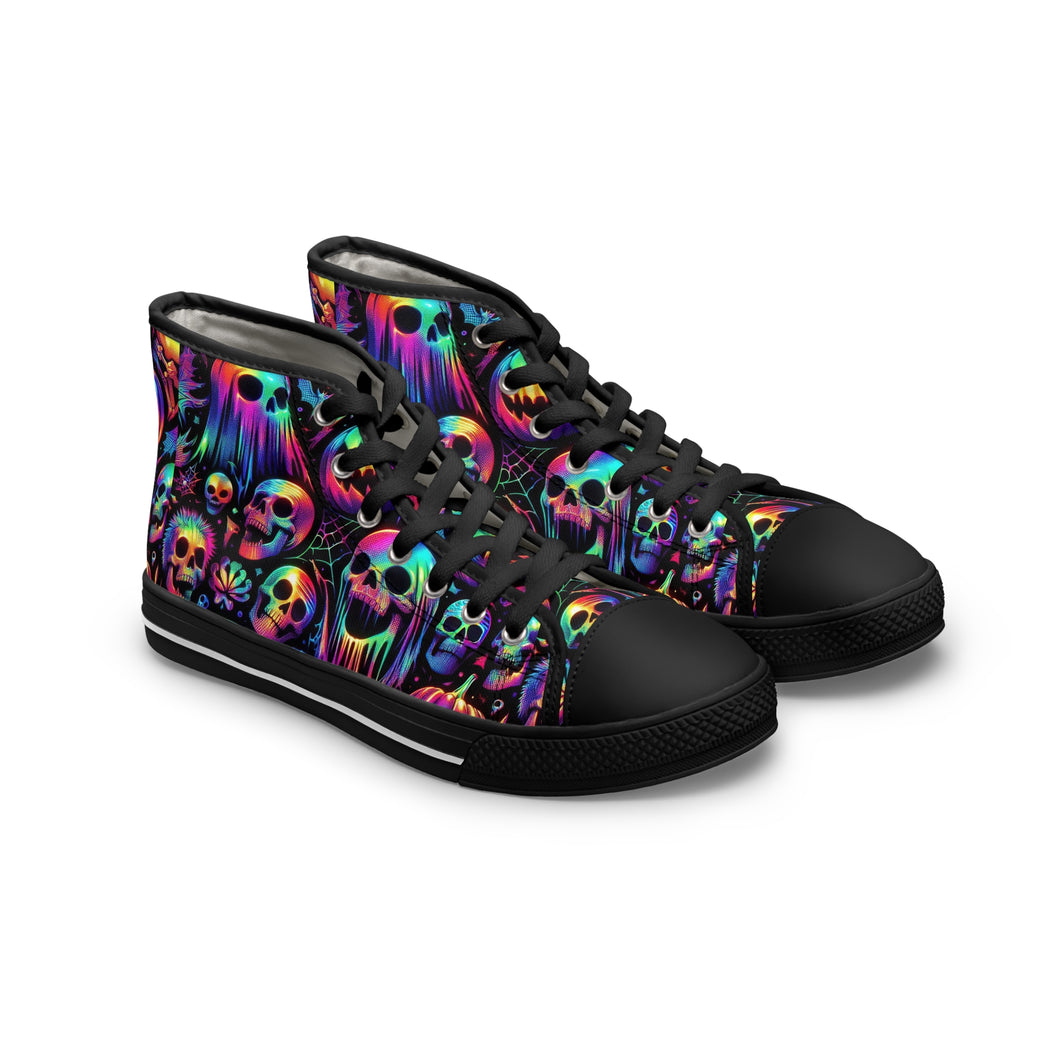 Halloween Nightmare Ver 4 - Women's High Top Sneakers