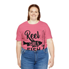 Load image into Gallery viewer, Reel Girls Fish - Unisex Jersey Short Sleeve Tee
